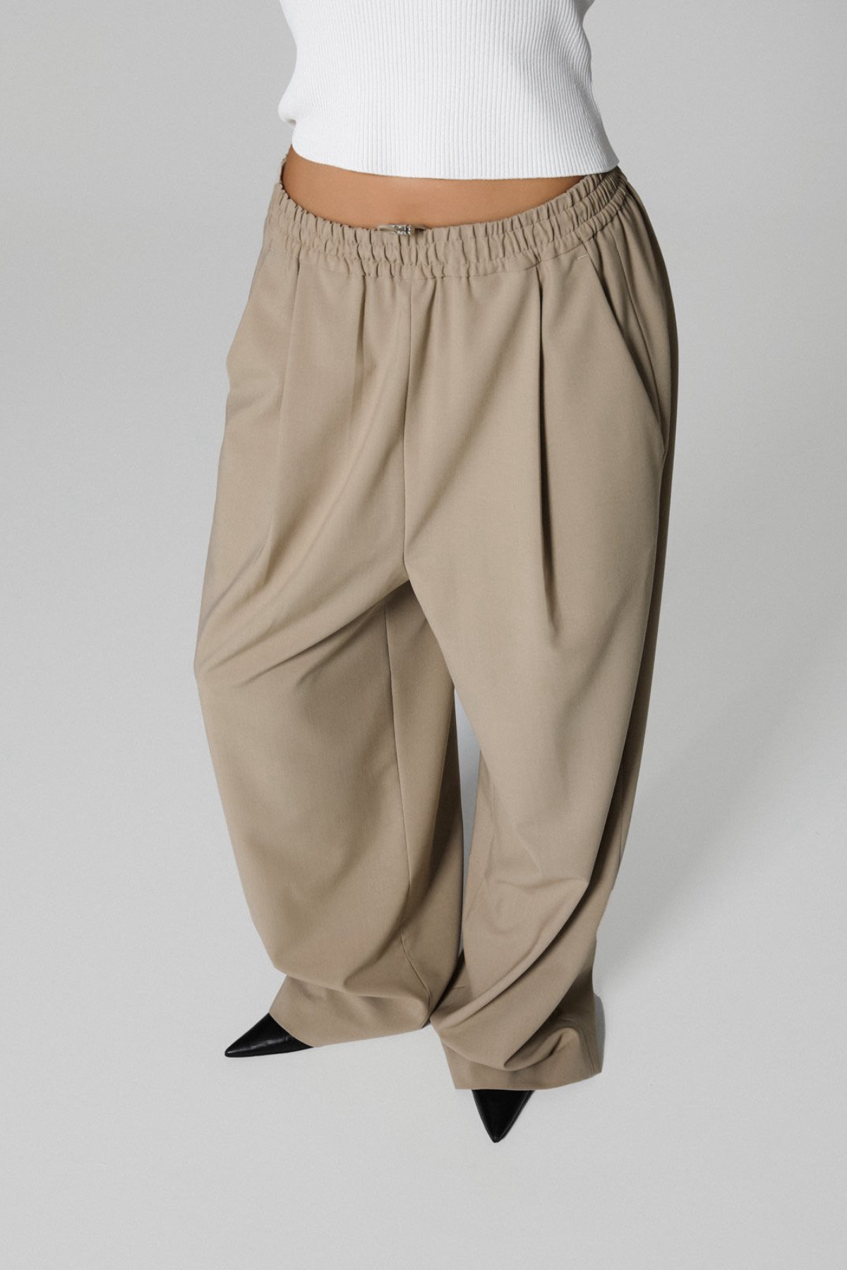 Wide Maxi Length Trousers