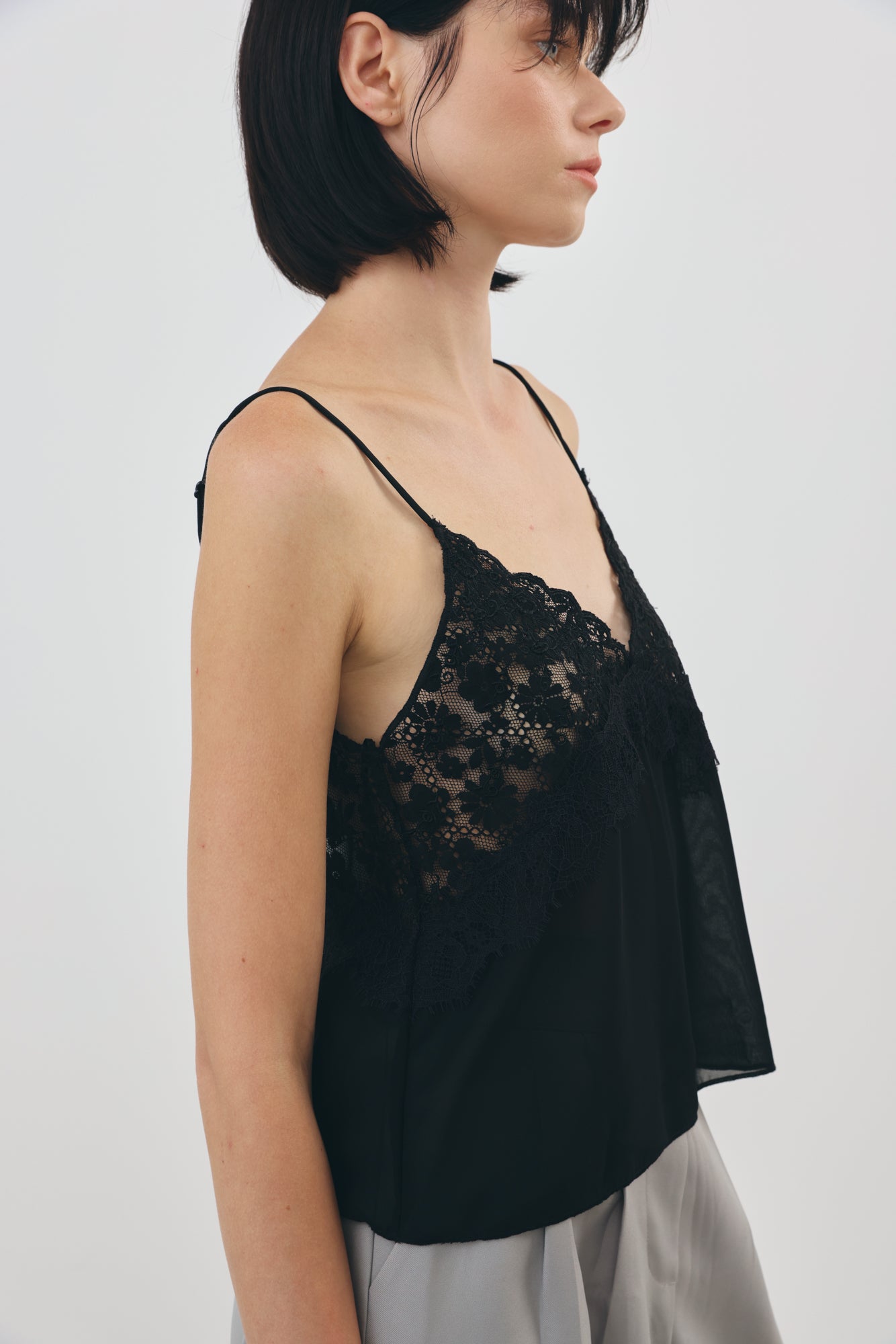 Lace Trim Top