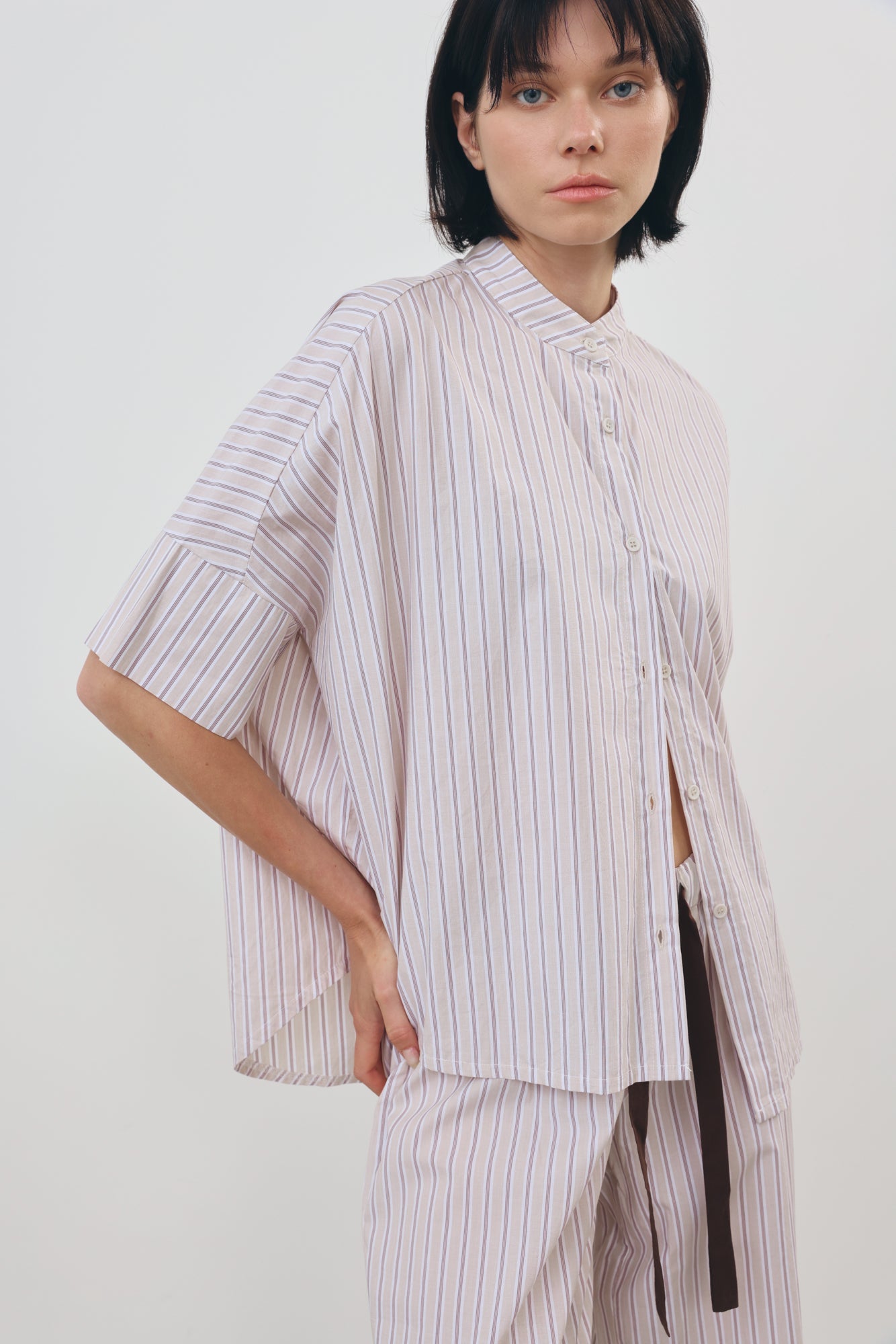 Soft Oversize Stripe shirt