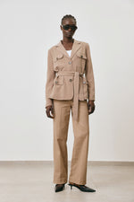 Belted Pocket Jacket