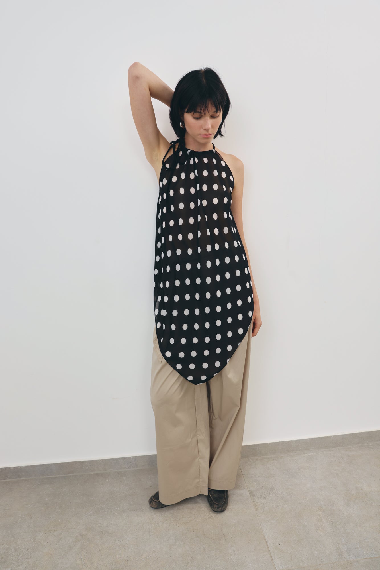 Asymmetric Polka Top