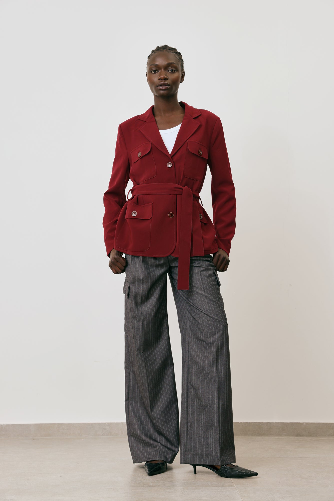 Pin Strips cargo pants