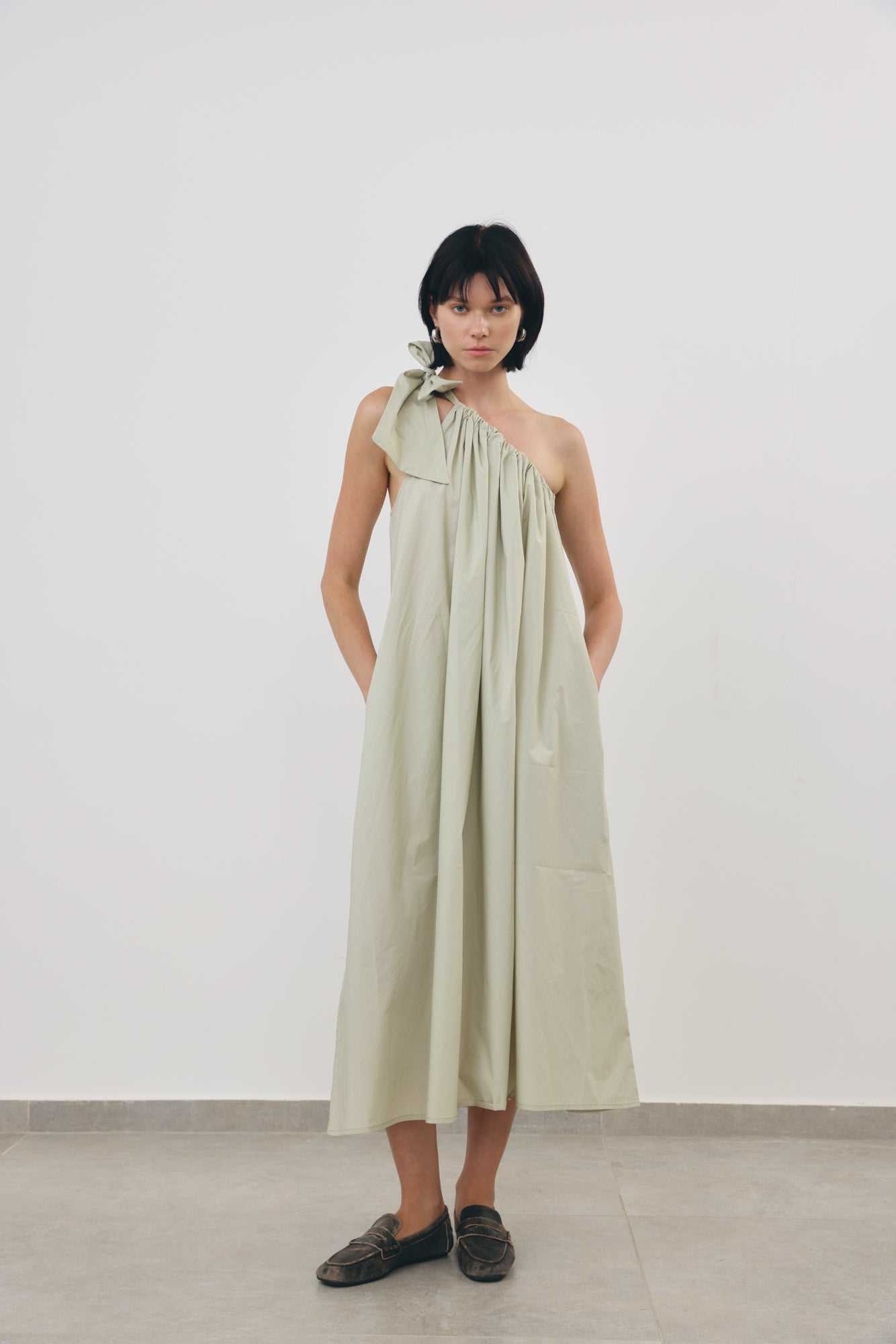 Bow Midi Dress