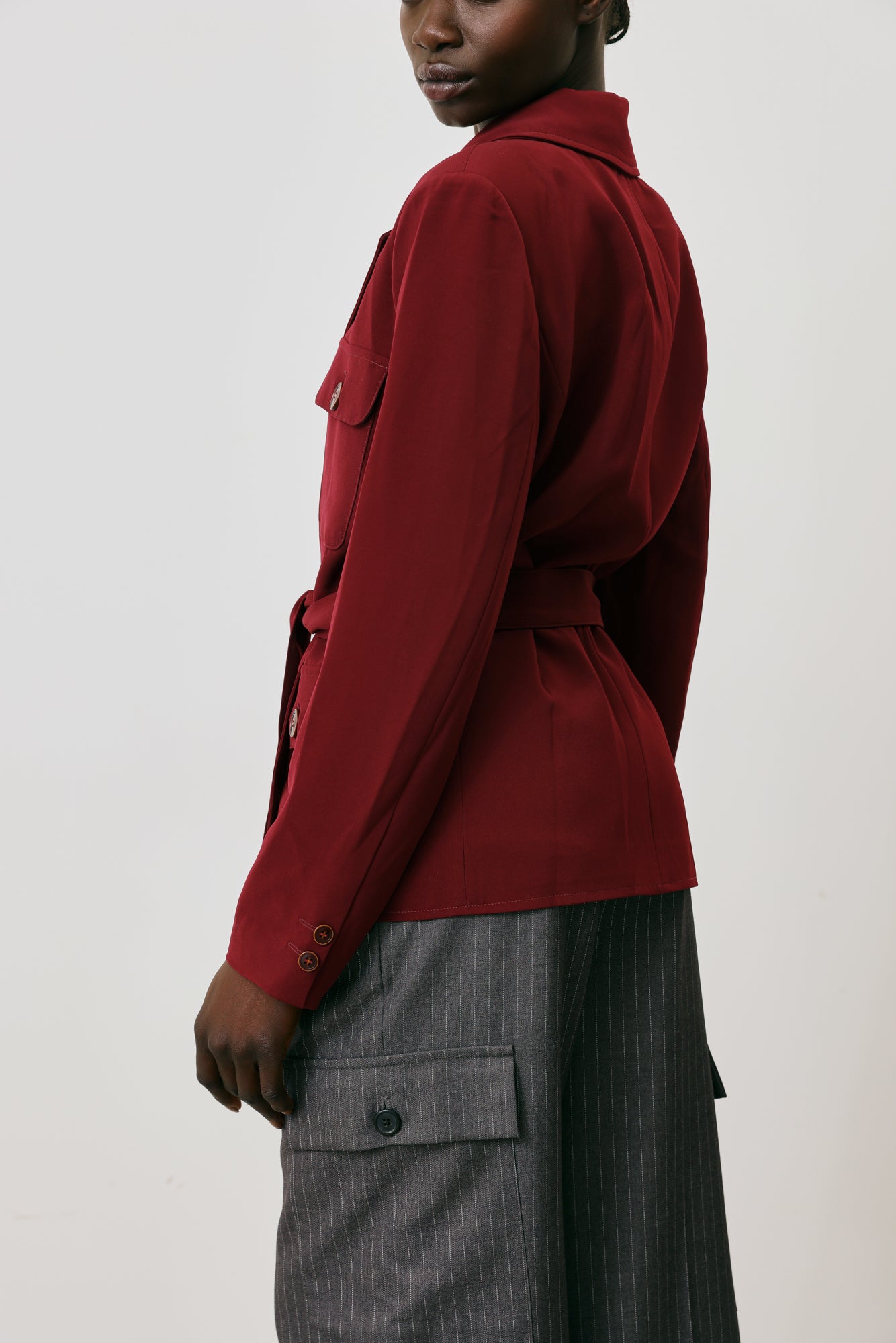 Belted Pocket Jacket