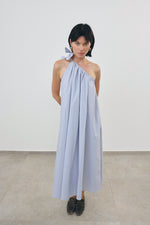 One-Shoulder Bow Midi Dress