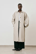 LEATHER TRENCH