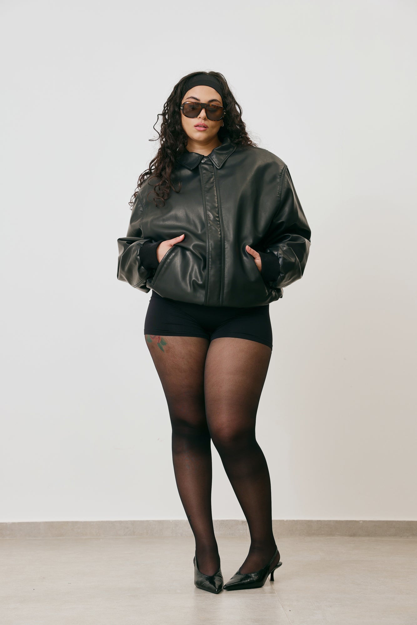 Oversized Bomber Jacket