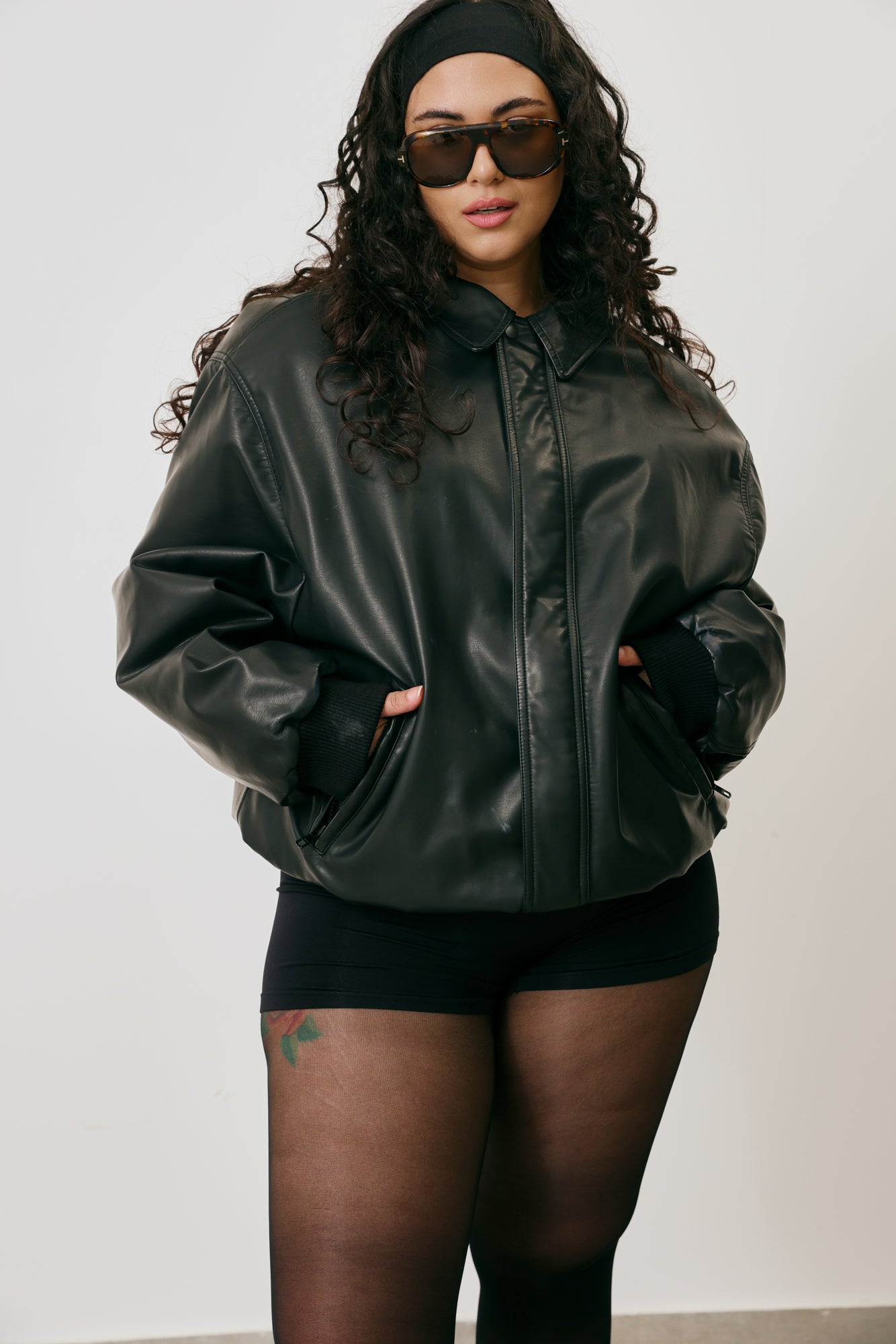 Oversized Bomber Jacket