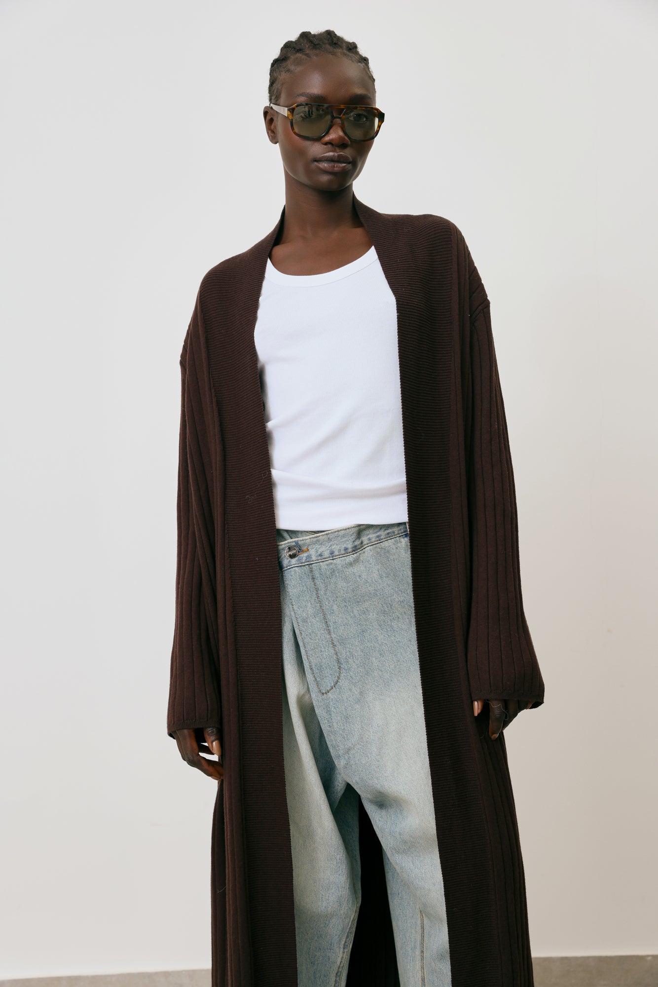 Ribbed Knit Cardigan