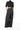 Wide leg gray pants with waist detail