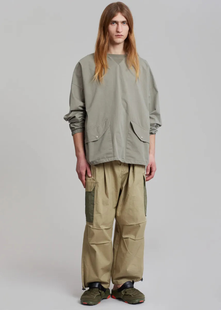 Frankie Shop green cargo pants