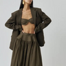 Elegant midi olive green skirt, women's sophisticated midi skirt, stylish olive green pencil skirt, formal midi skirt for women, fashionable midi length skirt, versatile olive green skirt, chic elegant midi skirt, evening midi skirt for women, office wear olive green skirt, timeless midi skirt style, women's tailored midi skirt, classy olive green fashion skirt, perfect midi skirt for special occasions