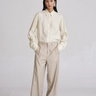 Chic woven stripe yellow cotton shirt, women's stylish yellow striped blouse, casual cotton striped shirt, fashionable woven yellow top, trendy yellow cotton blouse, elegant cotton striped shirt for women, summer woven stripe shirt, versatile yellow fashion blouse, modern woven stripe cotton shirt, comfortable casual yellow top, wardrobe staple yellow shirt, women’s chic woven cotton blouse.
