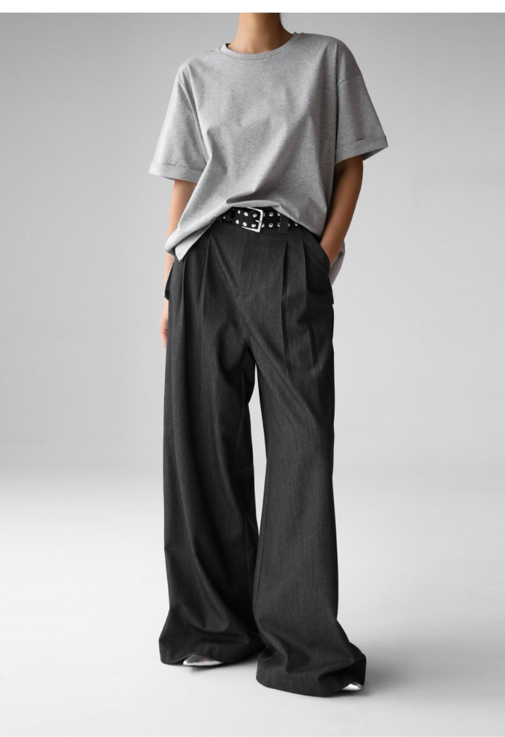 dani oversized tee - grey