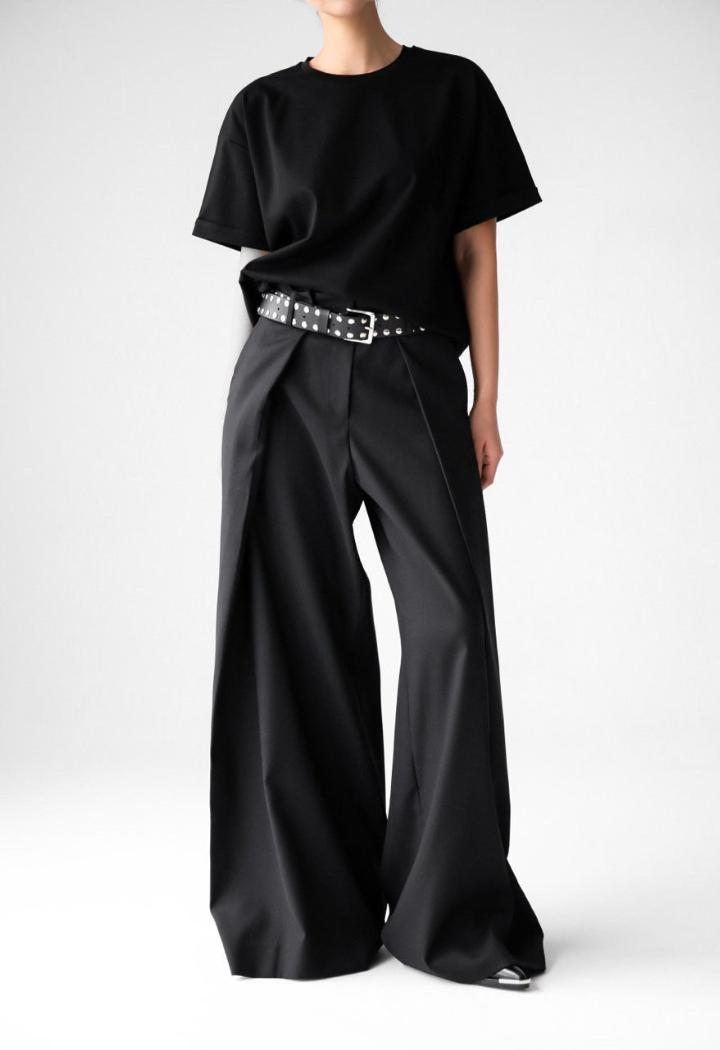dani oversized tee - black