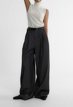 High neck cashmere top